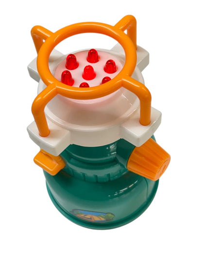 Lot of 2 Light Up Toys Spinner Camping Stove Working