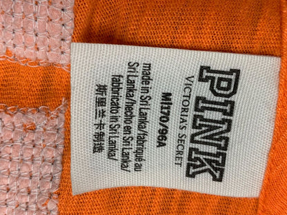 Size Medium Pink Brand Jersey Style "Here for the Boos" Womens Shirt Orange Sequin