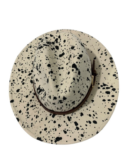 One Size Altar'd State Womens New Wool Spotted Cowboy Hat