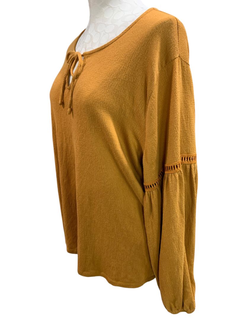 Size Large Old Navy Womens Rust Color Soft Knit Pullover Shirt Boho
