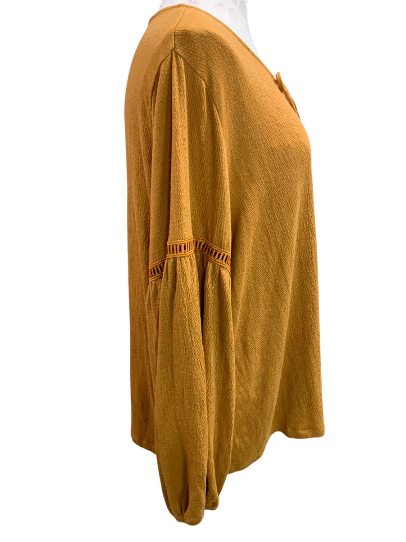 Size Large Old Navy Womens Rust Color Soft Knit Pullover Shirt Boho