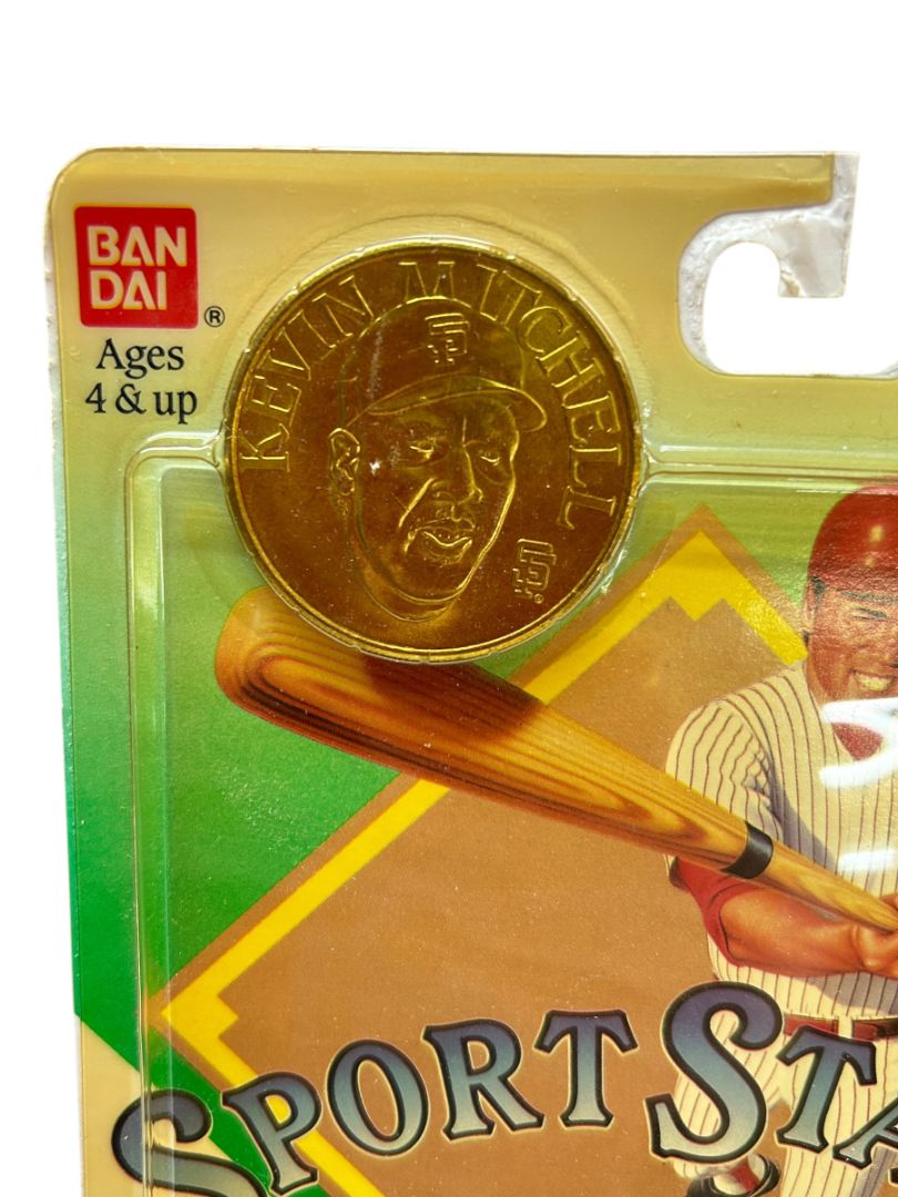 1990 Bandai Sports Stars Collector Coins Sealed Package No 1200 Baseball MLB