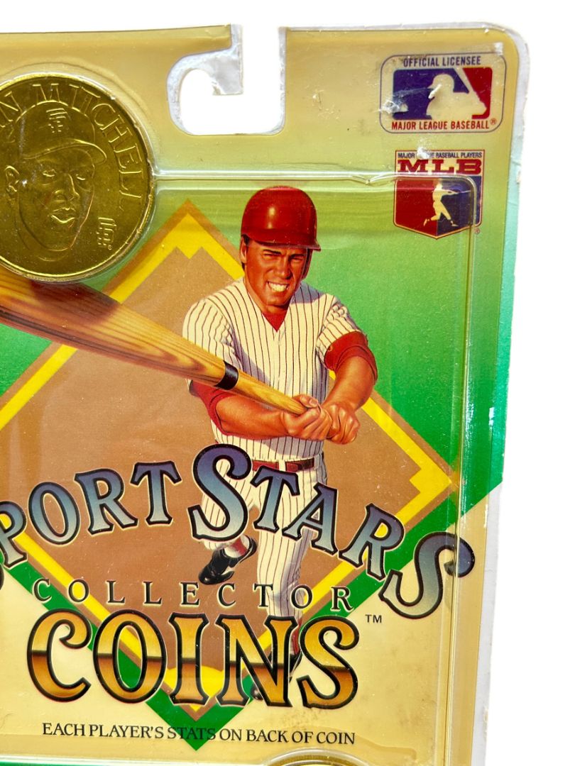 1990 Bandai Sports Stars Collector Coins Sealed Package No 1200 Baseball MLB