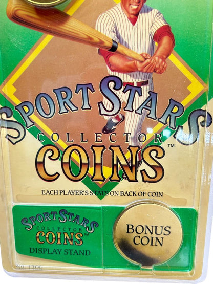 1990 Bandai Sports Stars Collector Coins Sealed Package No 1200 Baseball MLB
