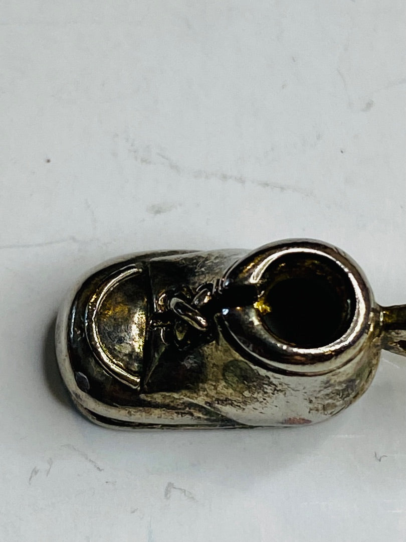 Vintage Sterling Silver 925 Babys Shoe Charm 23mm