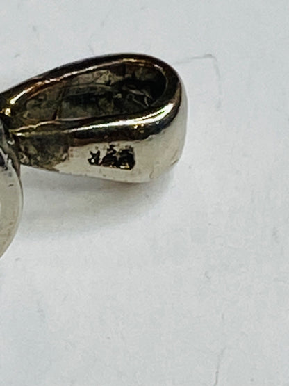 Vintage Sterling Silver 925 Babys Shoe Charm 23mm
