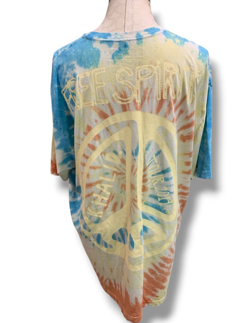 2XL Khalid FreeSprit Tour Tie Dye Concert Tshirt Adult 2019