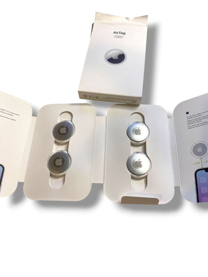 Apple AirTag 1st Generation 4 Pack Bluetooth Item Tracker Locator White