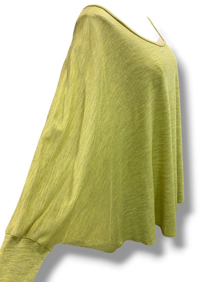 Size XL Eileen Fisher Womens Green Silk Cotton Blend Oversize Shirt