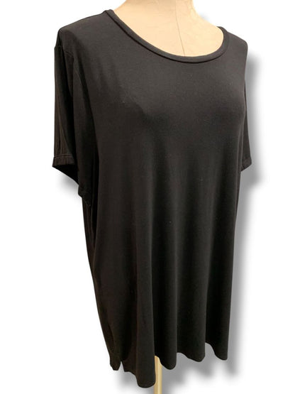 Size XXL Ellen Tracy Womens Black Tshirt Tunic Super Soft