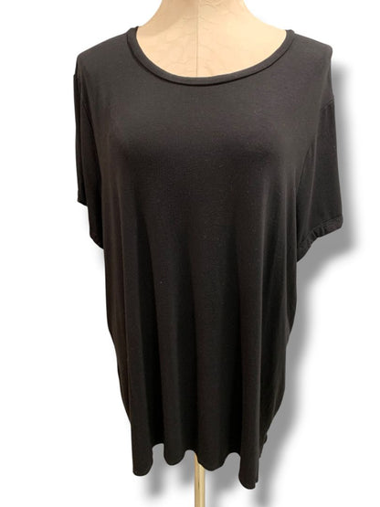 Size XXL Ellen Tracy Womens Black Tshirt Tunic Super Soft