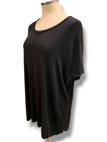 Size XXL Ellen Tracy Womens Black Tshirt Tunic Super Soft