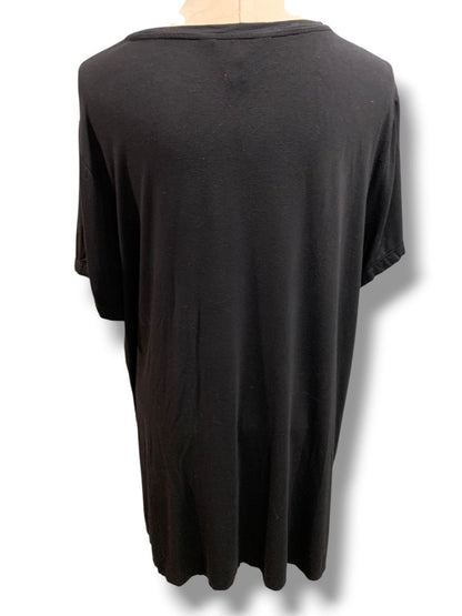 Size XXL Ellen Tracy Womens Black Tshirt Tunic Super Soft