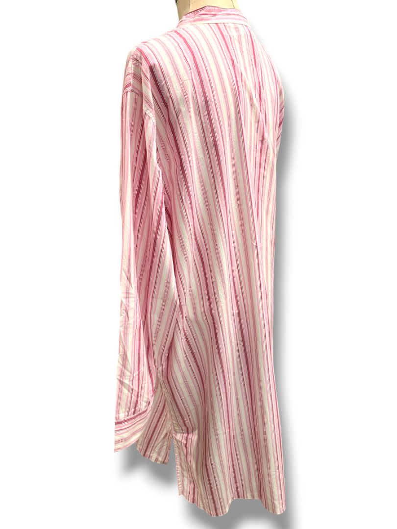 Size 3X Nautica Sleepwear Womens Plus Size Sleep Shirt Nightshirt Pink Striped
