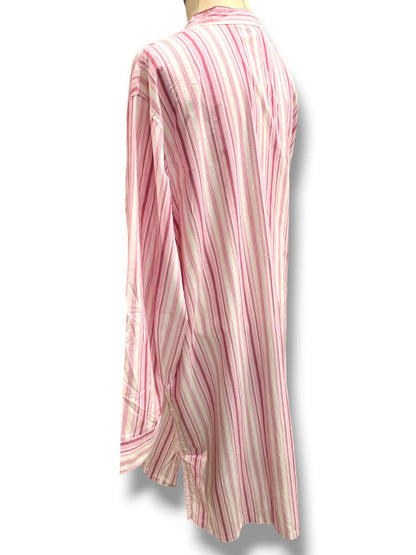 Size 3X Nautica Sleepwear Womens Plus Size Sleep Shirt Nightshirt Pink Striped