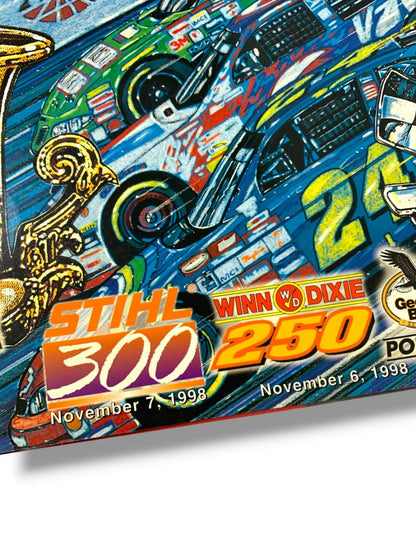 November 6 1998 Nascar Napa 500 50th Anniversary Program Atlanta Speedway