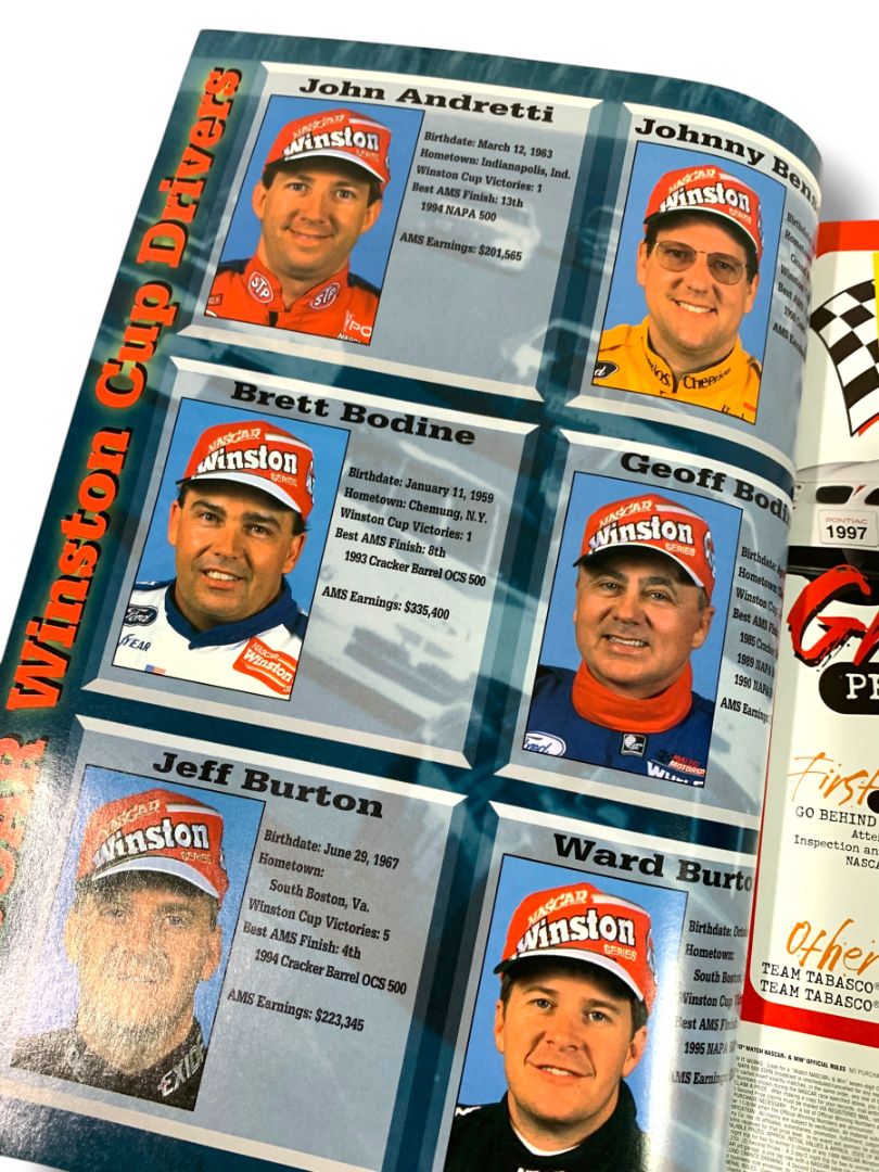 November 6 1998 Nascar Napa 500 50th Anniversary Program Atlanta Speedway
