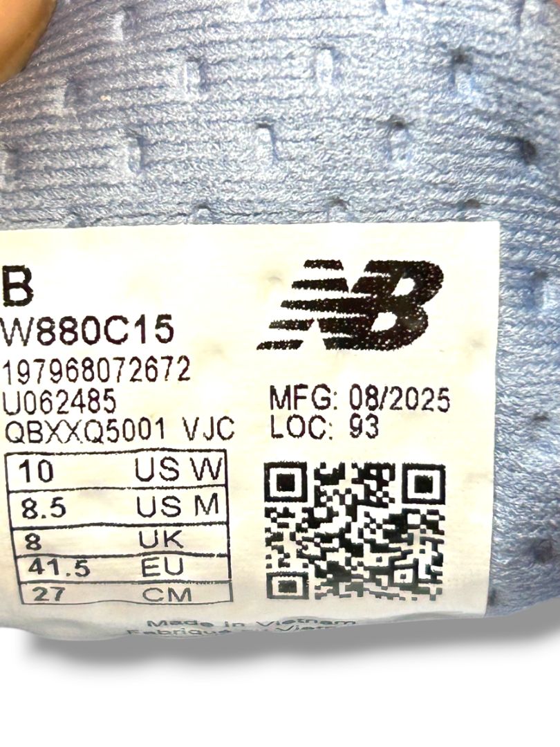 Size 10 New Balance Womens Fresh Foam 880v15 Running Shoes Sneakers Gray Beige