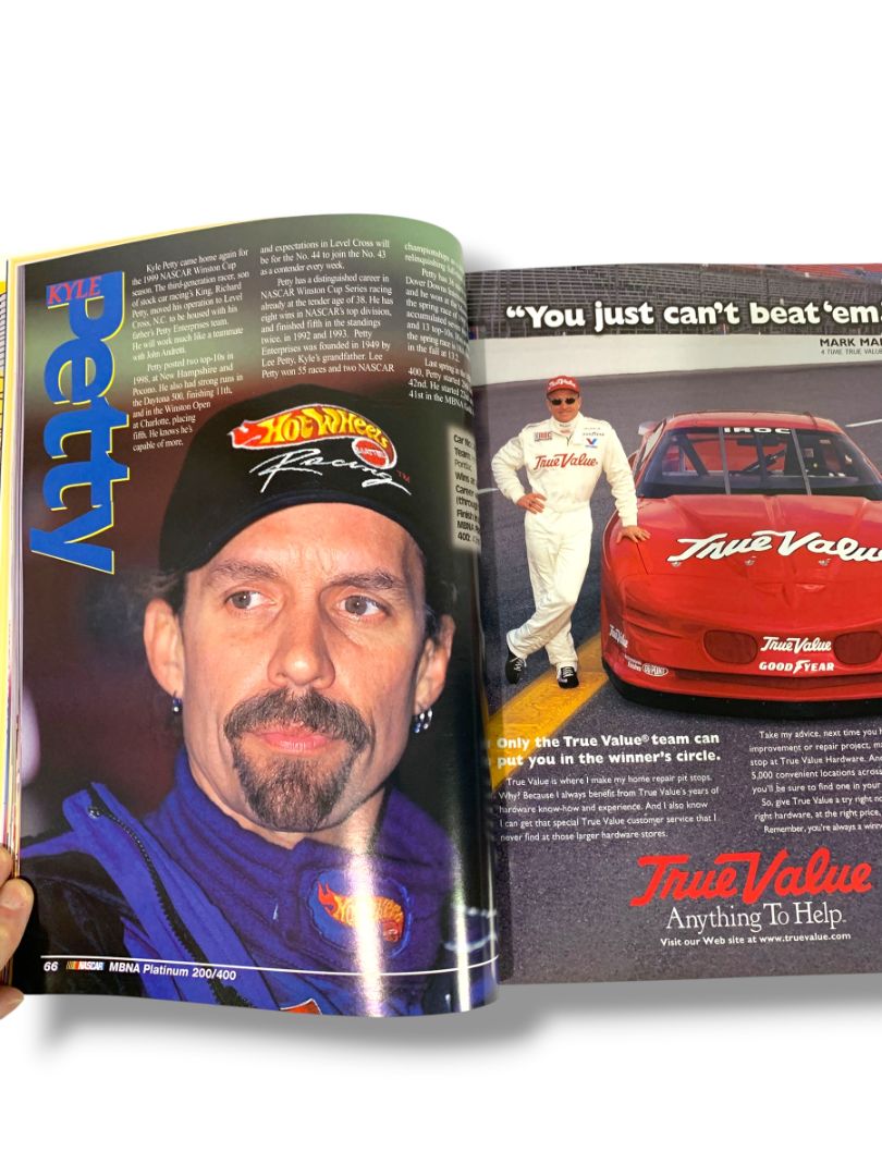 Souvenir Magazine Nascar Dover Downs June 5-6 1999 MBNA Platinum 200/400