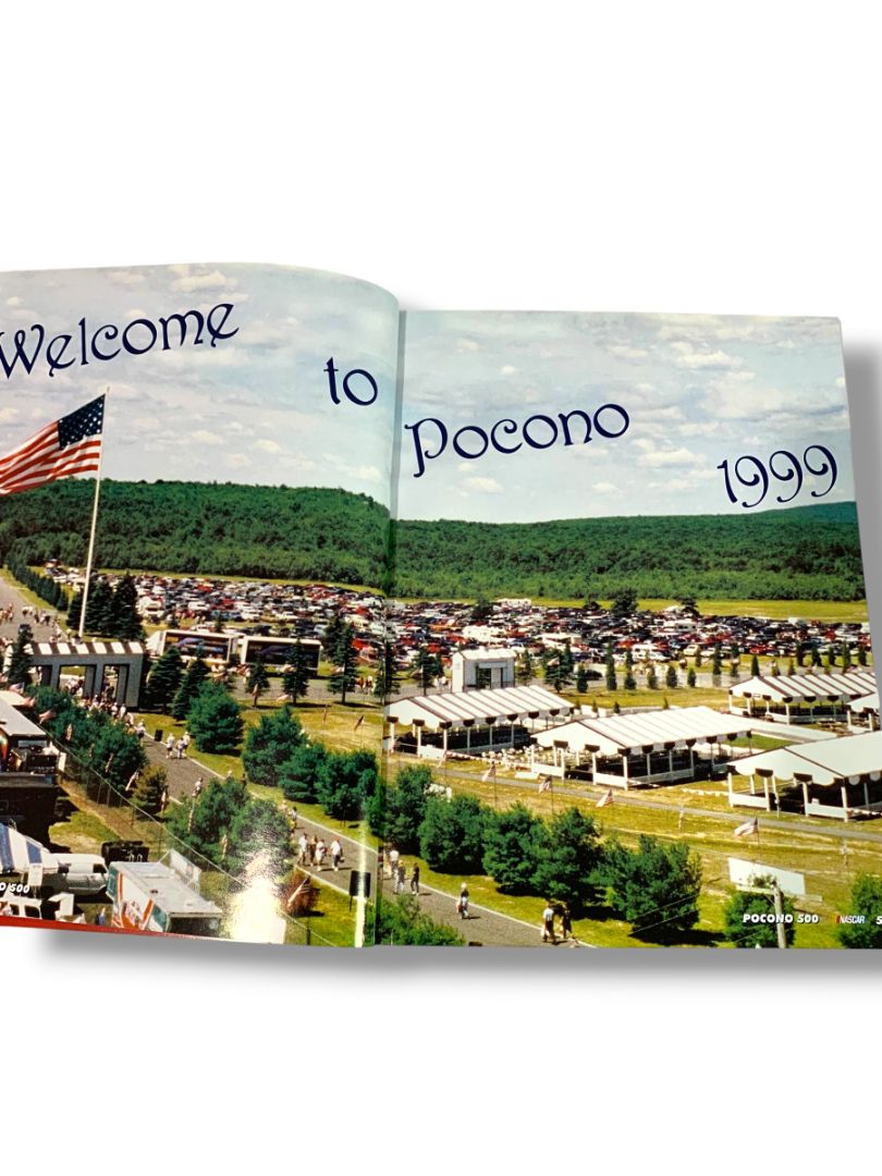 Pocono 500 June 18-19 1999 Official Program & Lineup Card Nascar