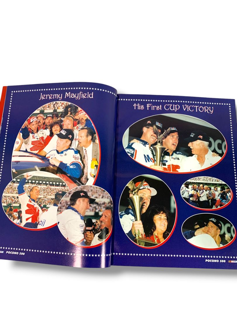 Pocono 500 June 18-19 1999 Official Program & Lineup Card Nascar