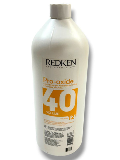Redken Pro-Oxide 40 Volume 12% Cream Developer 33.8oz 1000ml