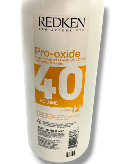 Redken Pro-Oxide 40 Volume 12% Cream Developer 33.8oz 1000ml