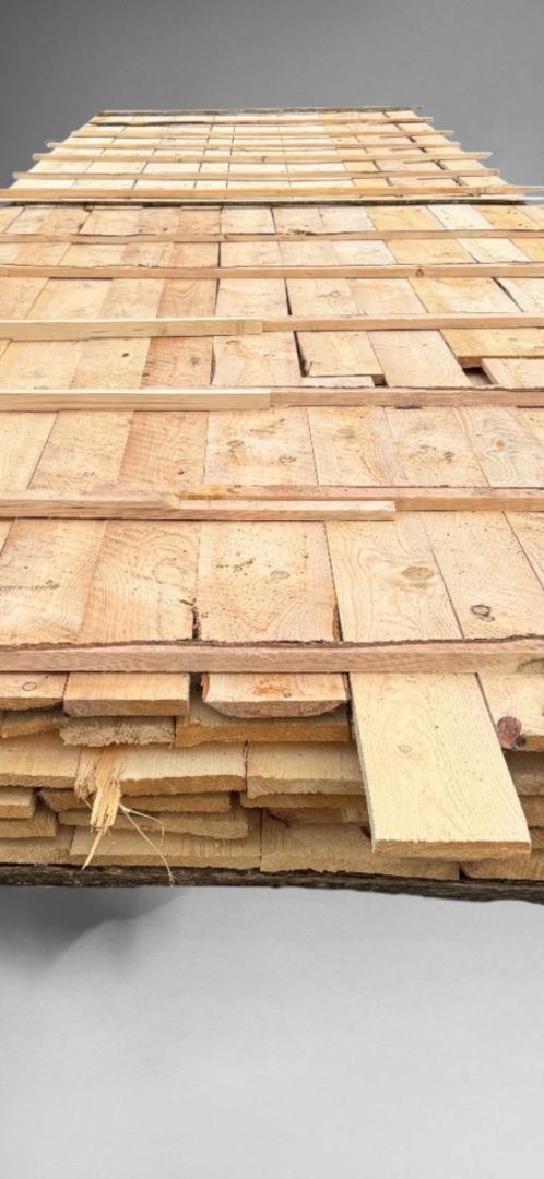 3,000 Sq. Ft. Cured Milled White Pine Lumber 13 Foot Boards