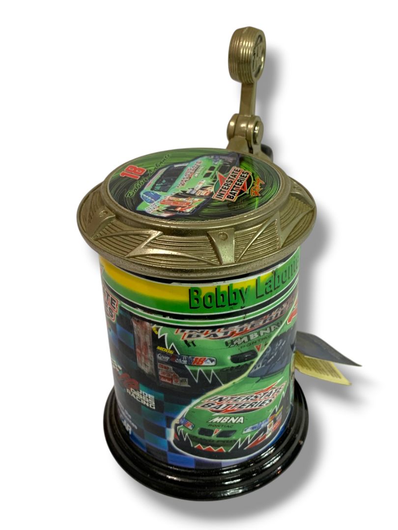 Franklin Mint 6 " Tall Tankard Stein #18 Bobby Labonte Collector Tankard Decorative Only