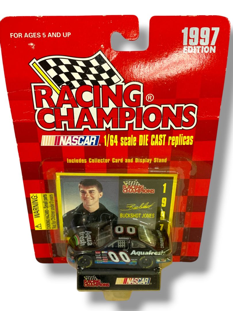 Buckshot Jones #00 Aquafresh 1997 Edition Racing Champions 1:64 Scale DieCast