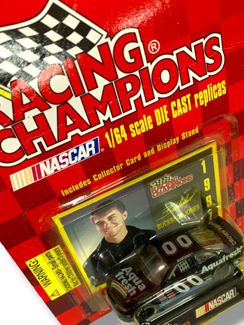 Buckshot Jones #00 Aquafresh 1997 Edition Racing Champions 1:64 Scale DieCast