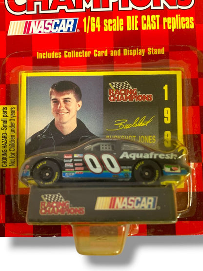 Buckshot Jones #00 Aquafresh 1997 Edition Racing Champions 1:64 Scale DieCast