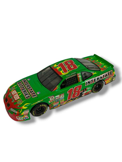 Vintage Bobby Labonte 18 1:24 Diecast Car 8.25" Green Racing