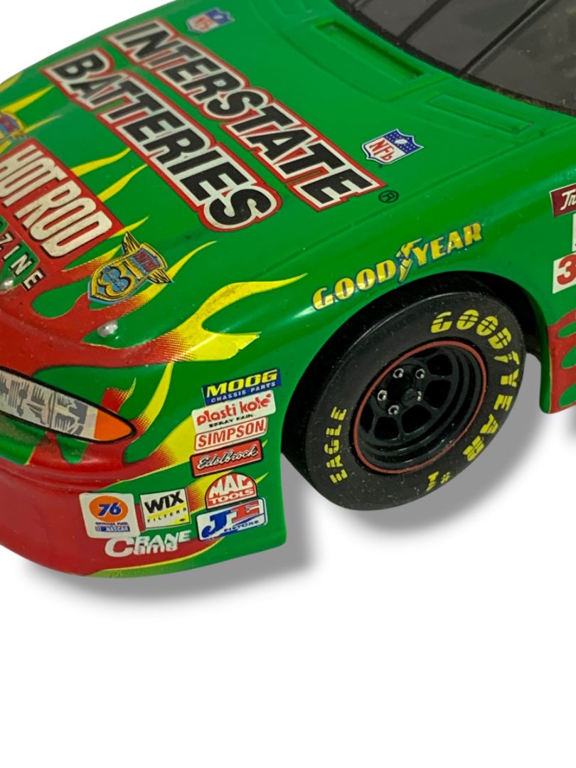 Vintage Bobby Labonte 18 1:24 Diecast Car 8.25" Green Racing