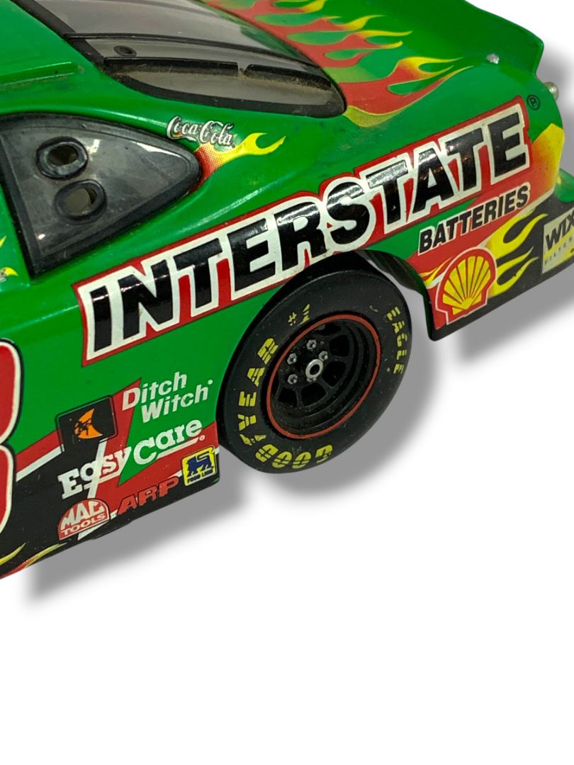 Vintage Bobby Labonte 18 1:24 Diecast Car 8.25" Green Racing