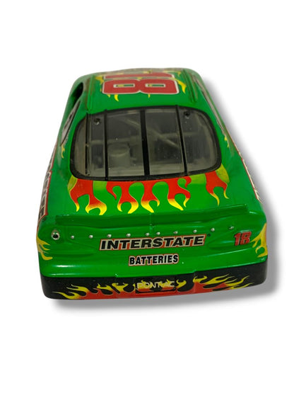 Vintage Bobby Labonte 18 1:24 Diecast Car 8.25" Green Racing