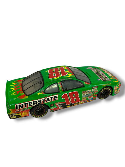 Vintage Bobby Labonte 18 1:24 Diecast Car 8.25" Green Racing