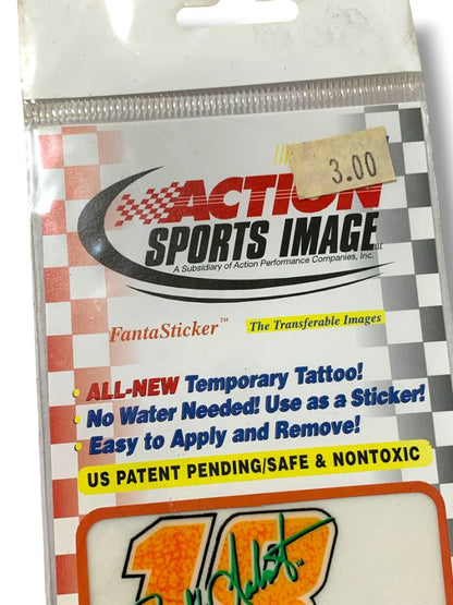 Vintage Temporary Tattoos Sticker Bobby Labonte 18 New Action Sports Image