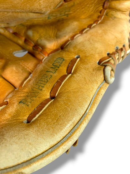 Vintage W Baseball Glove Mitt 10" Leather RHT Right Hand Throw Rawhide Laced