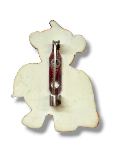 2 Resin Brooch Pin Teddy Bear Halloween 1.75" Popsicle Ice Cream 1.5"
