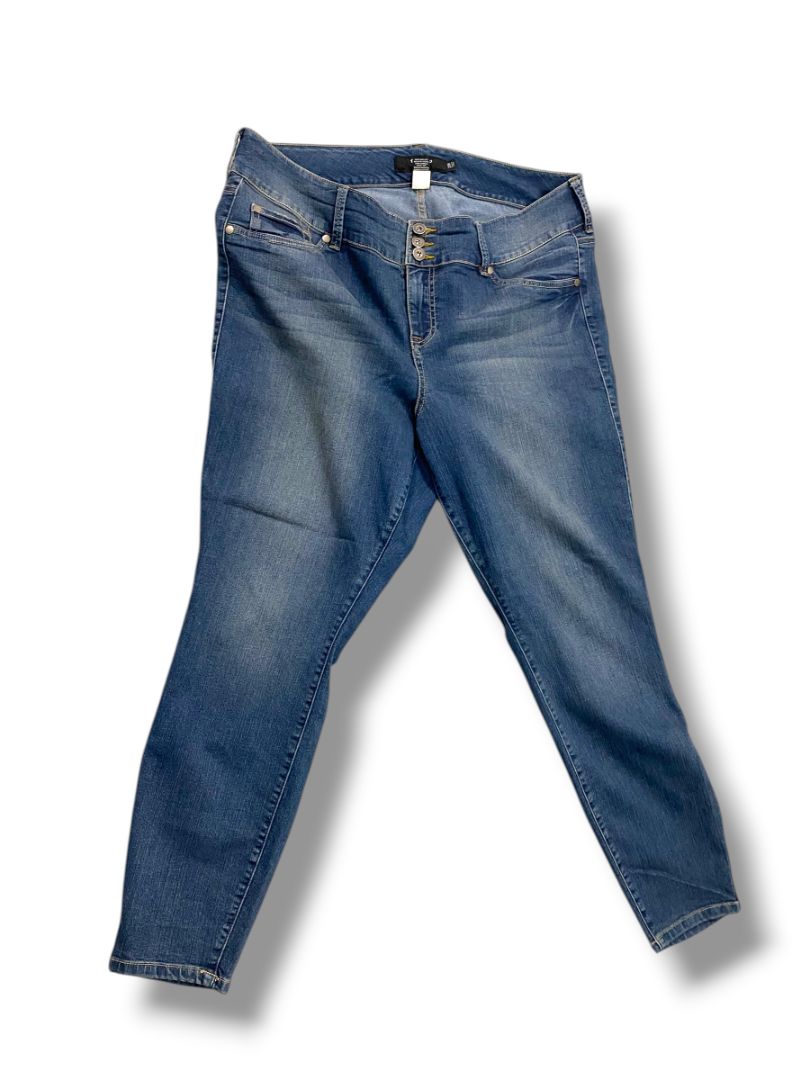 20R Torrid Denim Womens Plus Size Skinny Jeans Stretch Fabric