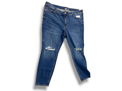 24 Old Navy Womens Plus Size New Distressed Jeans Rockstar Super Skinny Mid-Rise