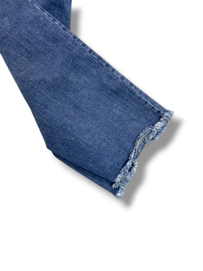 Size 20W Belle Kim Gravel Plus Size Jeggings Pull On Jeans Raw Hem