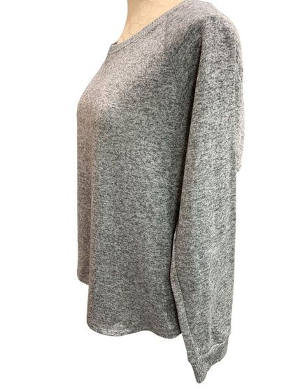 Large Splendid Womens Lightweight Sweatshirt Gray Heathered