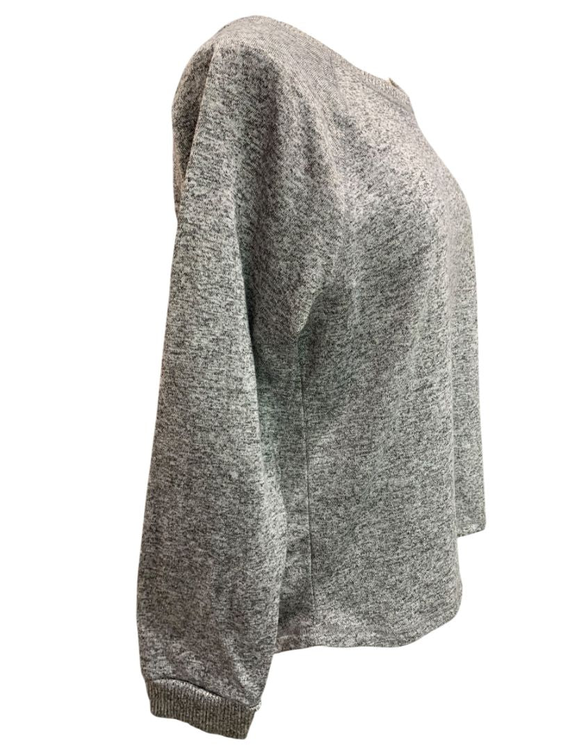 Large Splendid Womens Lightweight Sweatshirt Gray Heathered