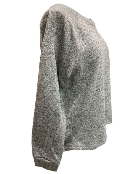 Large Splendid Womens Lightweight Sweatshirt Gray Heathered