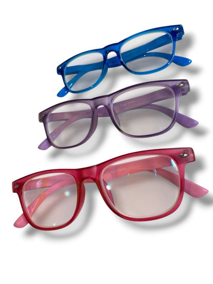 Yogo Vision Blue Light Glasses Kids Youth Uv Protection Computer Tv Phone Set of 3