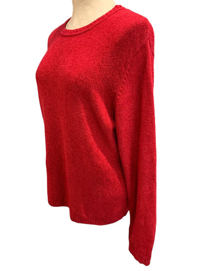 Size XL Talbots Womens Red Soft Pullover Crewneck Sweater