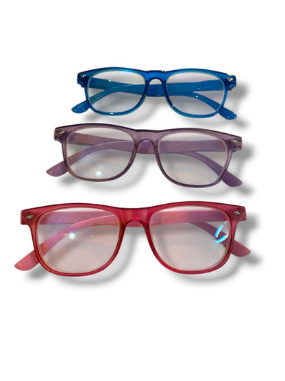 Yogo Vision Blue Light Glasses Kids Youth Uv Protection Computer Tv Phone Set of 3