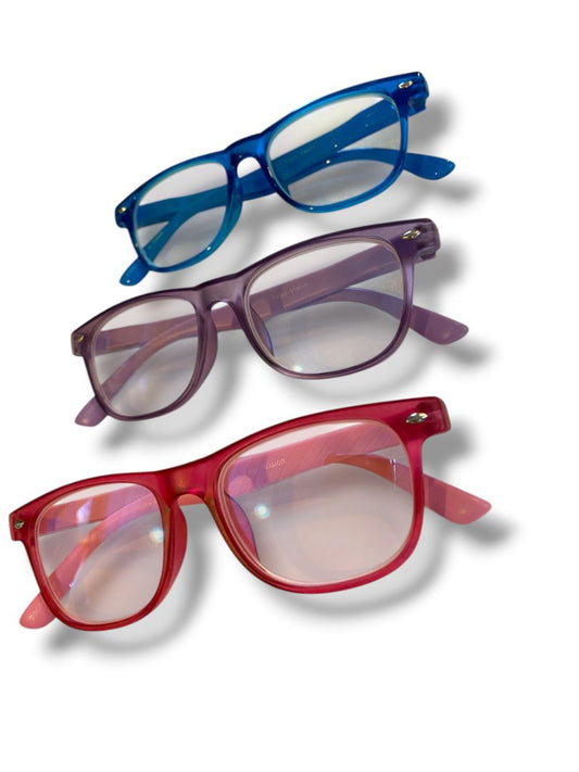 Yogo Vision Blue Light Glasses Kids Youth Uv Protection Computer Tv Phone Set of 3